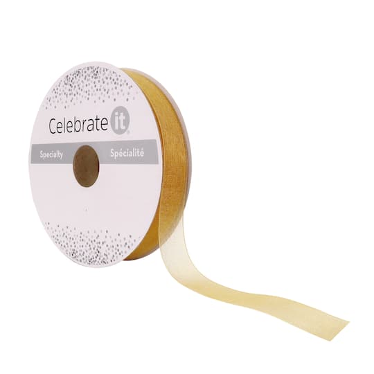 12 Pack: 5/8&#x22; x 50yd. Shimmer Ribbon by Celebrate It&#xAE; Specialty